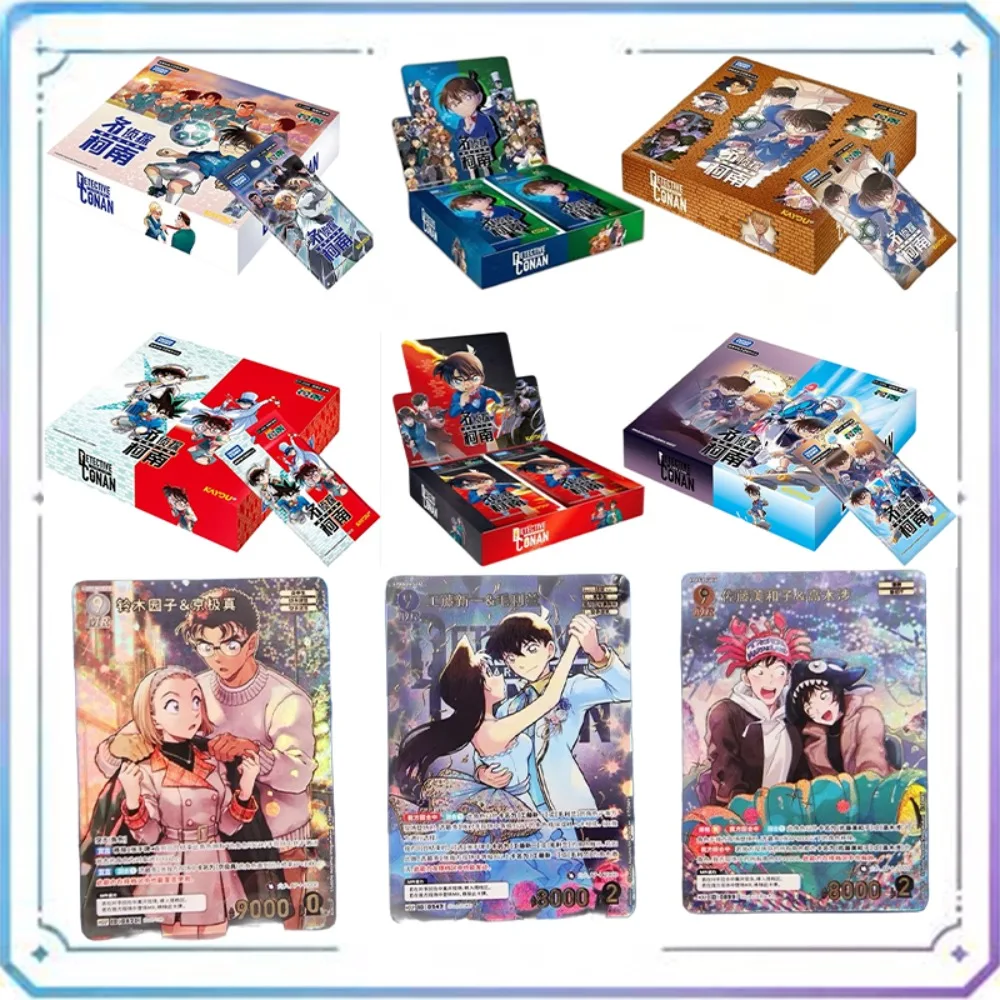 KAYOU Genuine Detective Conan TCG Booster Pack Series 1‑6 Anime Peripherals Tabletop Battle Collectible Trading Cards Toys Gifts