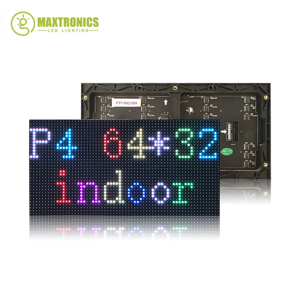 64*32 pixel P4 modulo pannello schermo LED 256*128mm 1/16 scansione Indoor 3 in1 SMD RGB Full Color P4 modulo pannello Display LED