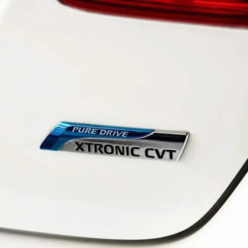 PURE DRIVE XTRONIC CVT letter logo car stickers for Nissan Sylphy Teana hacker Trent refit fender side CVT rear trunk label