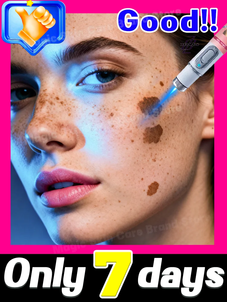 

Gentle penetration, 100% elimination of all pigmentation. Ionized blue light technology effectively removes dark spots.