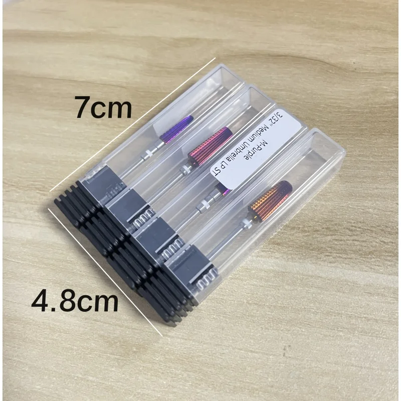 4 قطعة/المجموعة 5 In1 مدبب السلامة الأرجواني/الأصل كربيد مسمار لقمة ثقب قطع التدريبات التنغستن قاطعة المطحنة ل مانيكير إزالة هلام