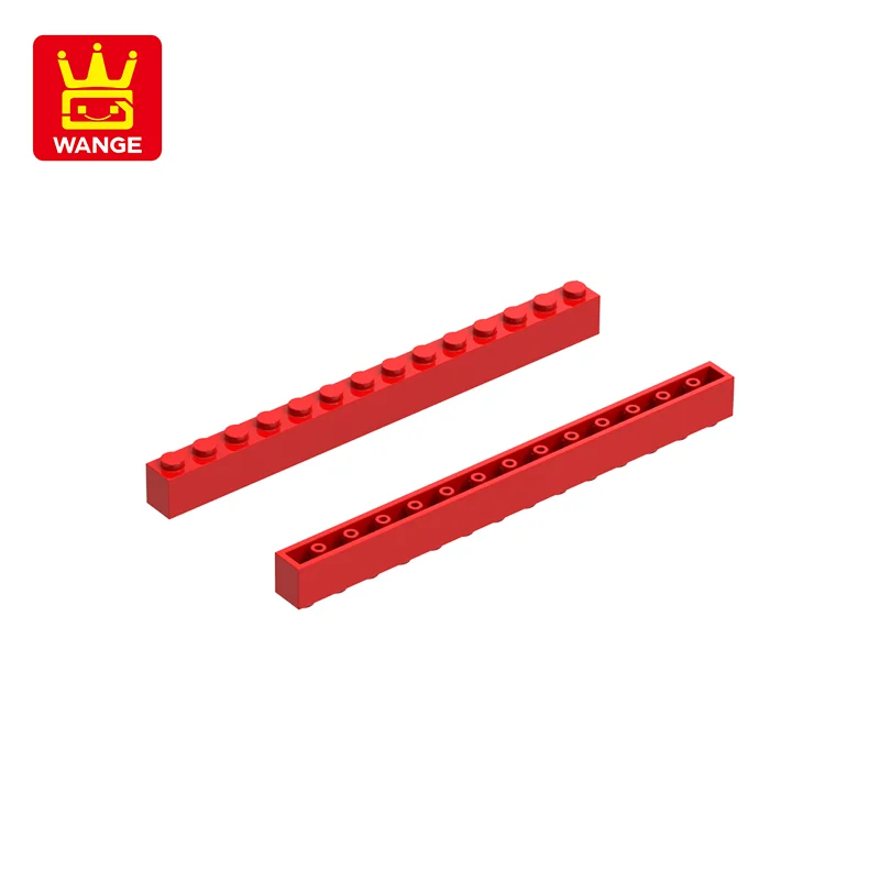 Wange 19Pcs/Lot 6112W Thicks 1X14 Dots Building Blocks Moc Basic Accessories Compatible With Assembles Bricks Children Toys Gift