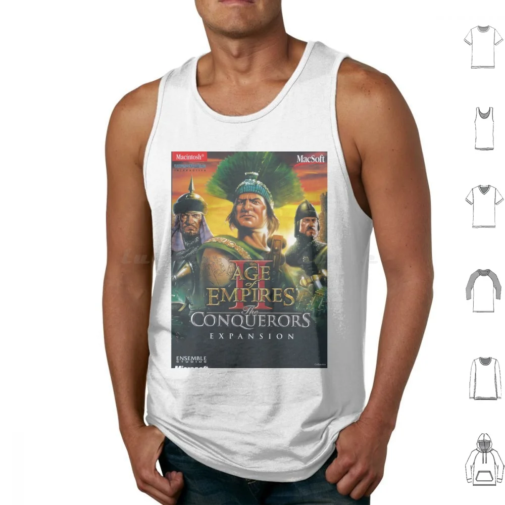 Age Of Empires Ii : The Conquerors ( Video Game ) Tank Tops Print Cotton Age Of Empires Ii The Conquerors Age Of Empires