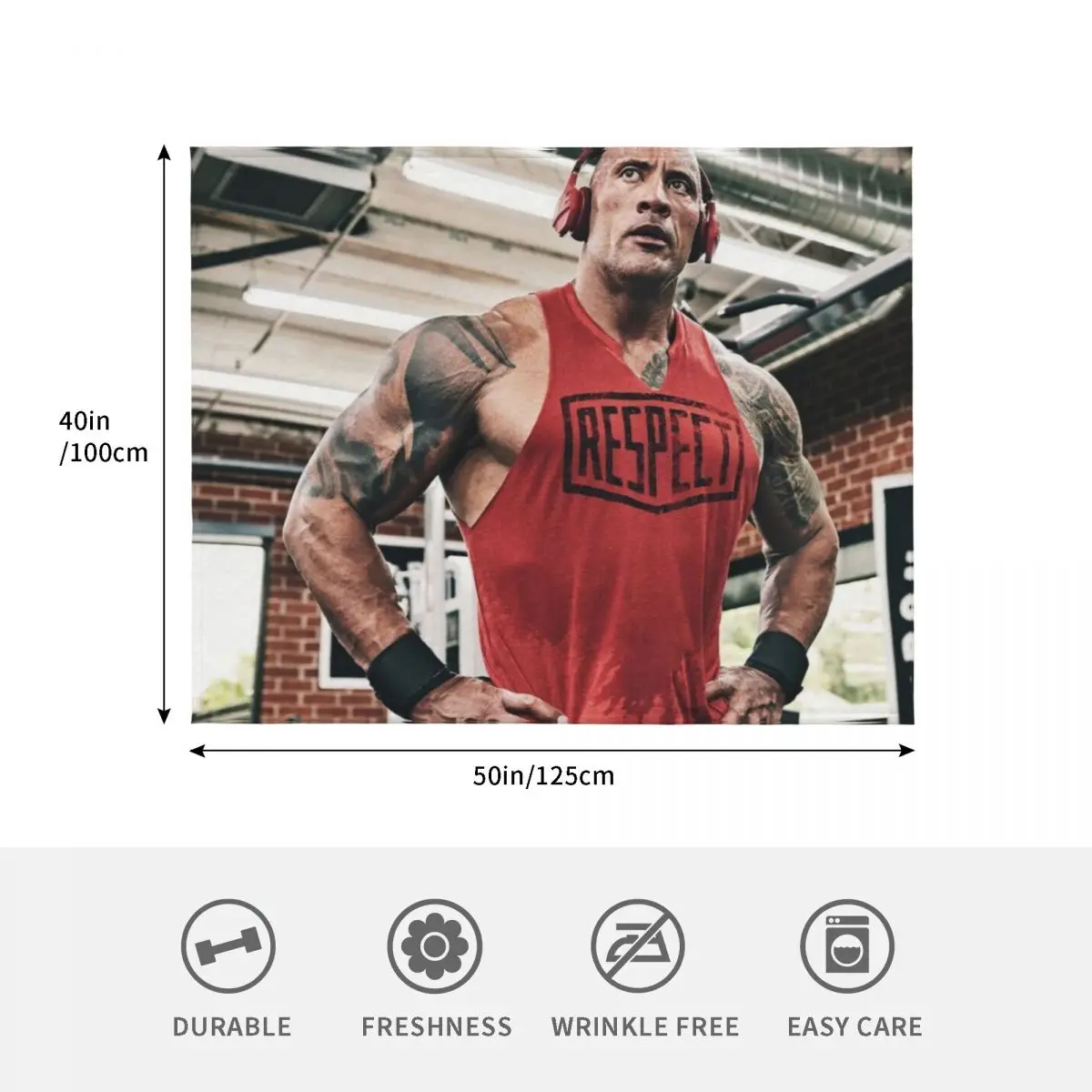 dwayne johnson Gooi Deken Sofa Quilt cosplay anime Baby Extra Grote Gooi Dekens