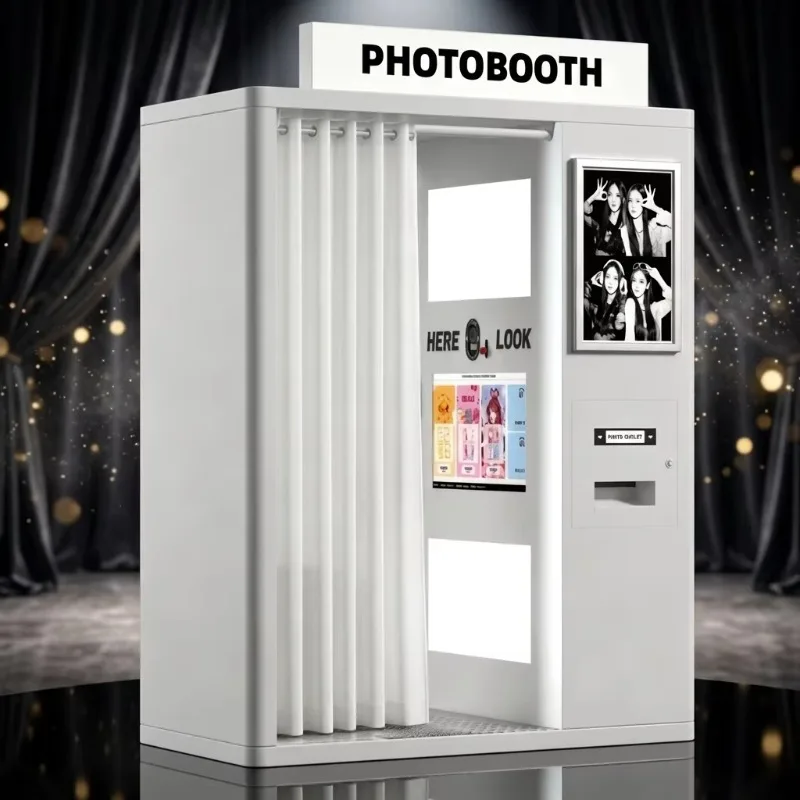 Vending Photo Booth Shell Printer Software Remote High Technology Supplier Photobooth Custom