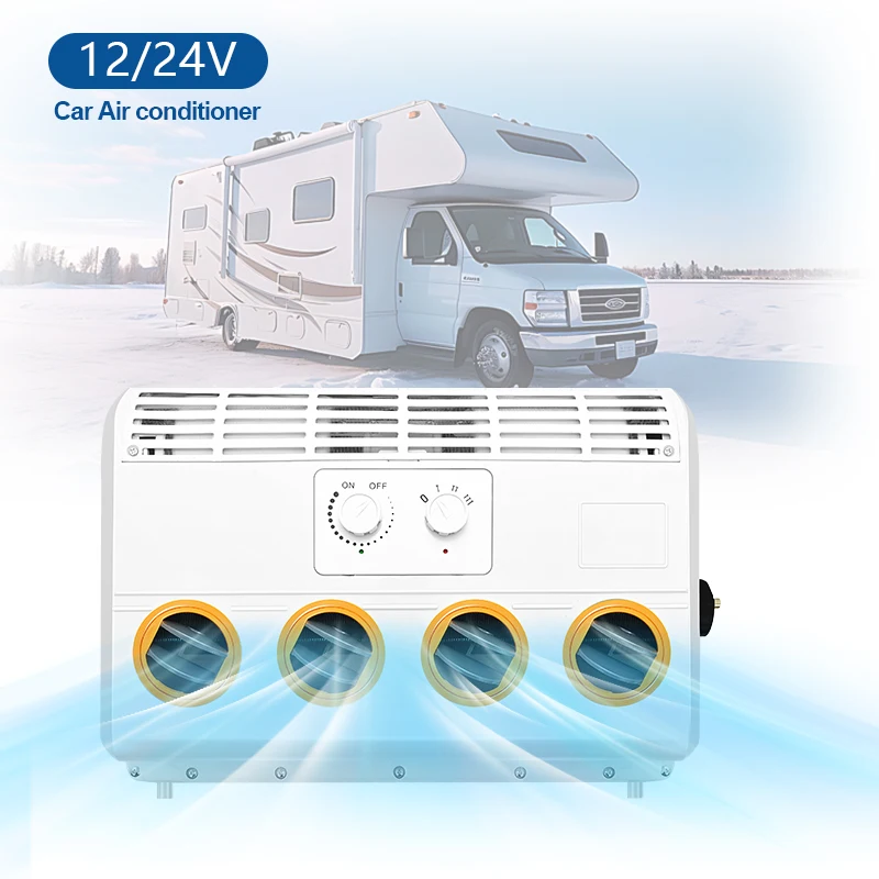 

480 Air Conditioning Universal 24V Car Air Conditioner Robust ABS Materials 12V Heating & Cooling Evaporator Unit for Truck,Vans