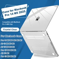 2025 para Macbook Pro 14 M5 Chip Case, funda para Macbook Air 13 M4 M3 M2 Chip 2025-2022, para Macbook Air 15 M4 M3 M2 Cover