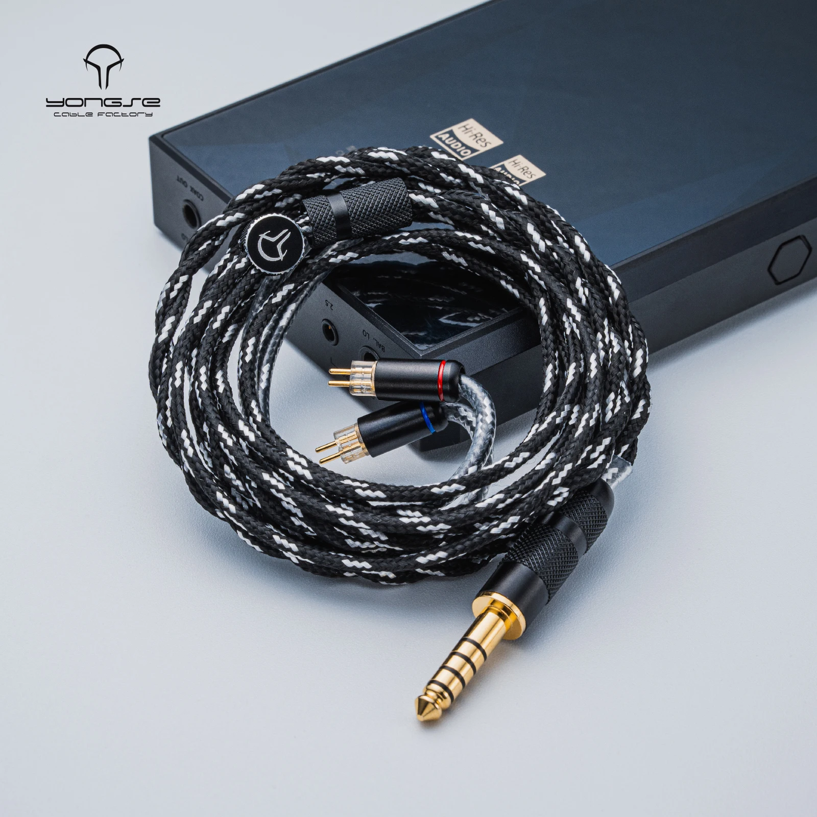 Yongse Piano 6N Single Crystal Copper Upgrade Earphone Cable For IEMS Audio Accessories