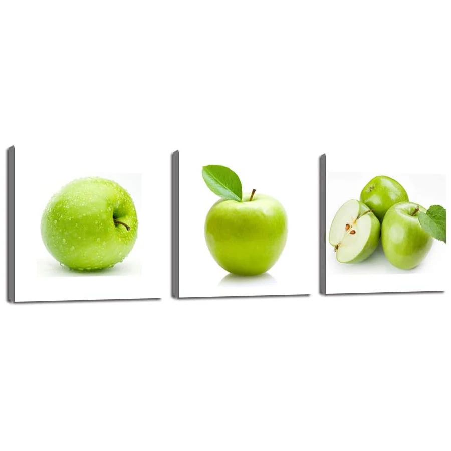 

Наборы для алмазной живописи «Зеленые яблоки», «Фрукты, элегантная жизнь», 5D алмазная вышивка, подарок ручной работы, мозаика, триптих, домашний декор