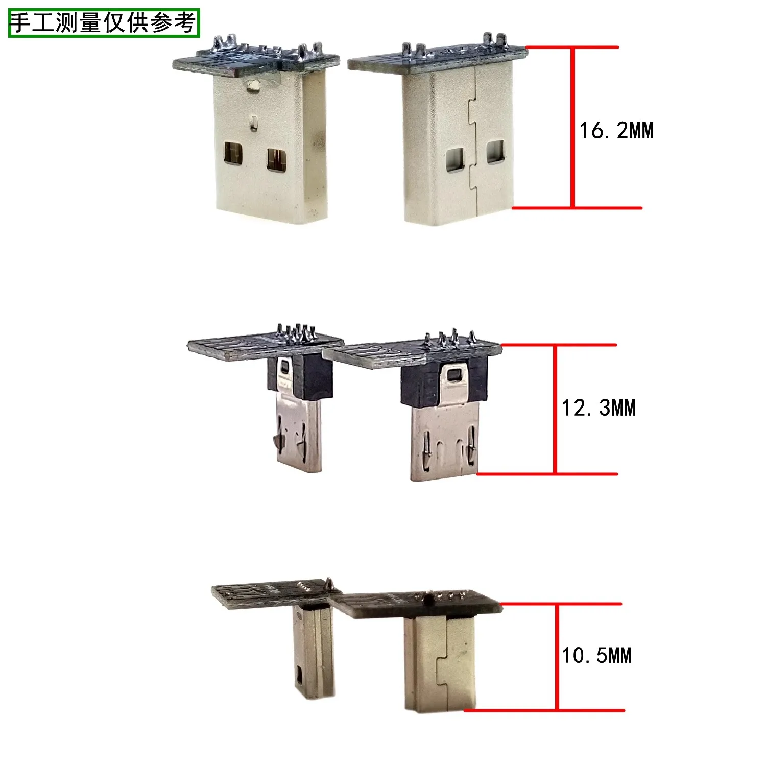 Micro USB 2.0 plug up, down, left, right, DIY custom L-shaped elbow 90 degree Android Type-C Mini data power supply requires wel
