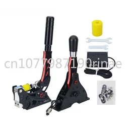 Sequential Shifter and Racing Handbrake Compatible with Simagic Mini MOZA R5 R9 for Video Games