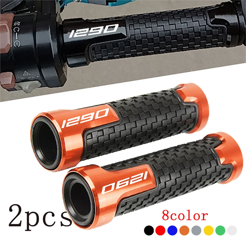 

Motorcycle Handlebar Grips CNC aluminum Rubber Hand Thruster Grips For KTM 1290 Super Adventure R 1290 Super ADV Accessories