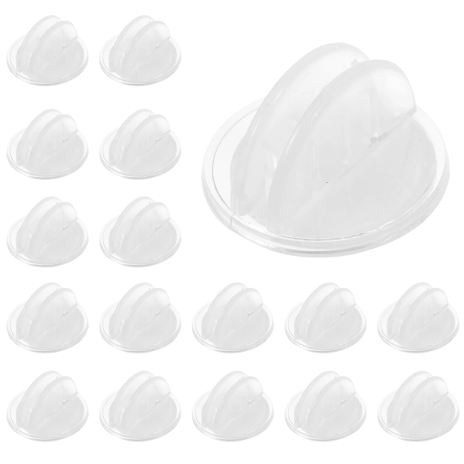 

30 Pcs Price Tag Folder Name Card Holders for Tables Stands Display Place Label Shelves Clear Cards