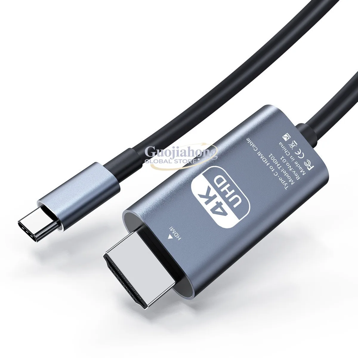 Type-C to HDTV adapter cable 4K high definition cable, laptop, mobile phone, tablet projection, screen projection, same screen c
