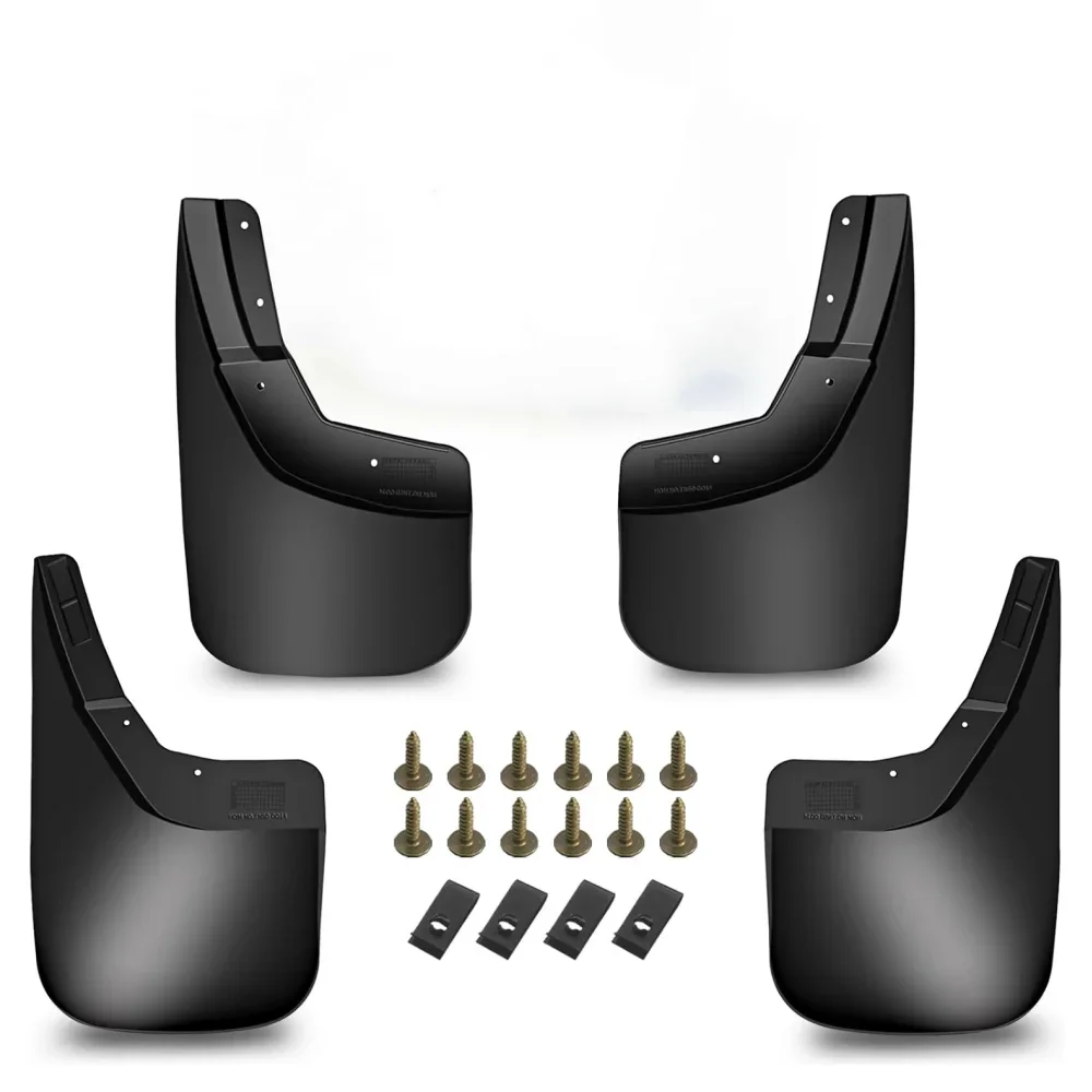 

Mud Flaps Fit For 2014-2018 Chevy Silverado 1500/LD /2500 HD/ 3500 HD With Single Rear Wheels Dedicated Mudguard For Four Season
