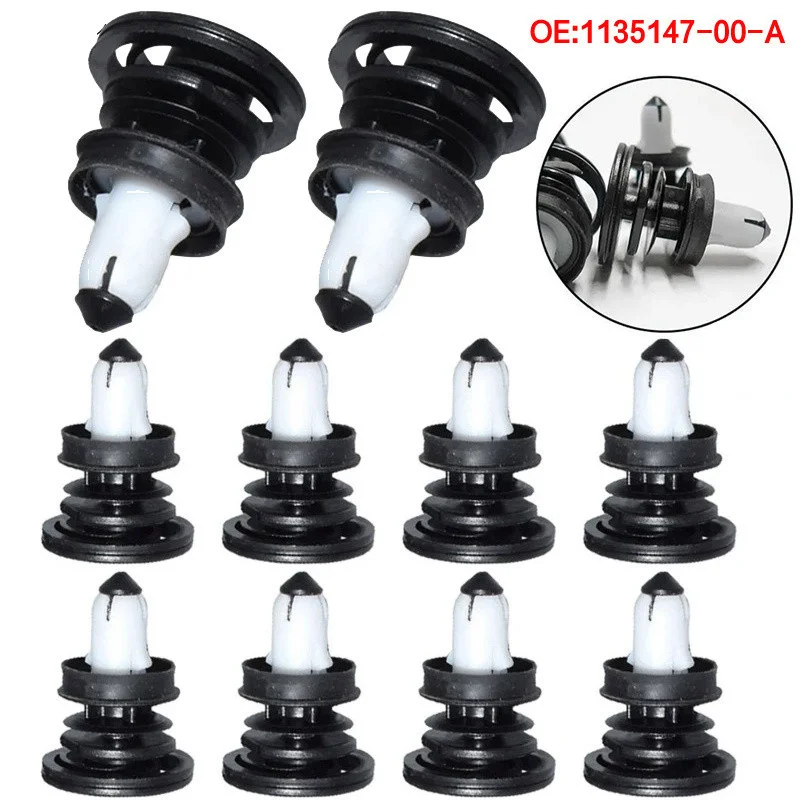 4/8pcs Door Panel Buckle Interior Panel Clip for Tesla Model 3 1135147-00-A & 1135147-S0-B