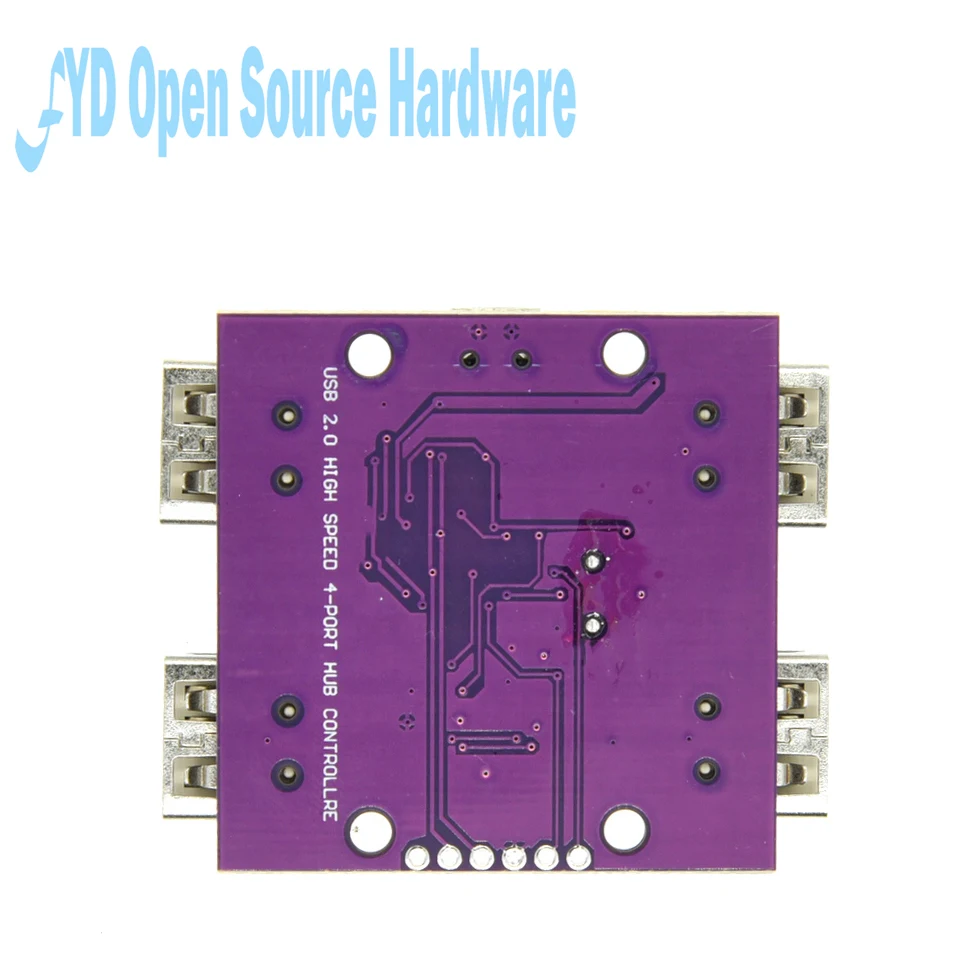 1 szt. MCU-204 Hi-Speed USB 2.0 HUB Kontroler DC 4-portowy koncentrator USB 5V 500mA