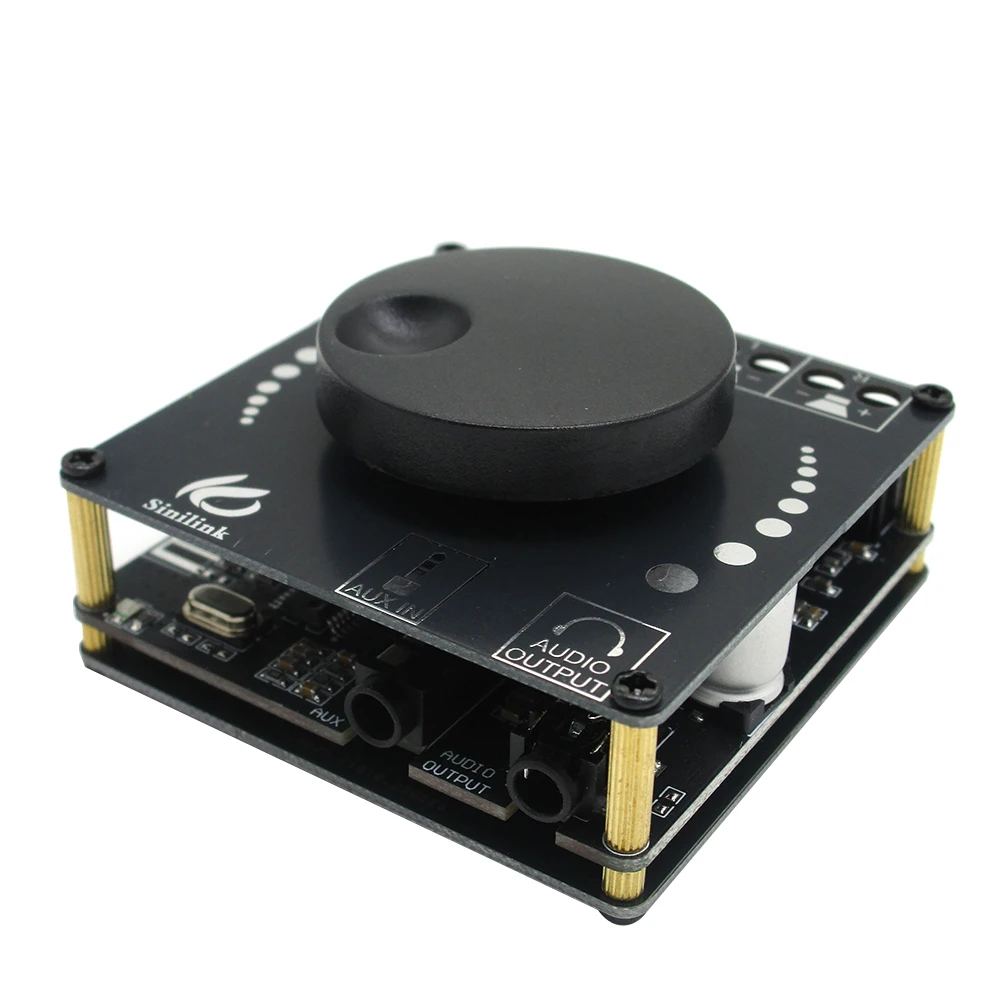 Mini Bluetooth 5.0 50W+50W Dual Channel Audio Power Digital Amplifier Board Stereo Amplifier 3.5MM AUX USB APP XY-AP50L