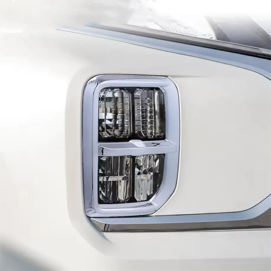 

For Mitsubishi ASX 2020 2021 2022 2023 ABS Chrome Front Light Lamp Frame Cover Panel Sequin Trim Sticker Car Styling Accessories