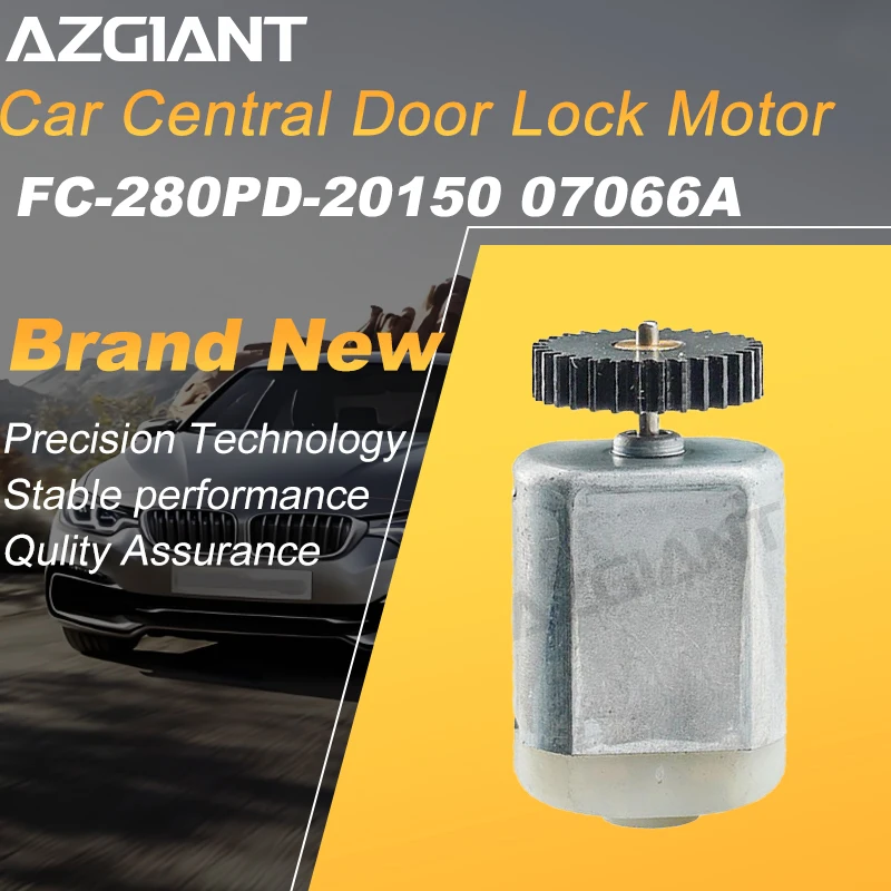 

AZGIANT Car Door lock with adjusting motor 31 teeth FC-280PD-20150 07066A For Skoda Fabia I MK1/VW Transporter T5/Seat Toledo