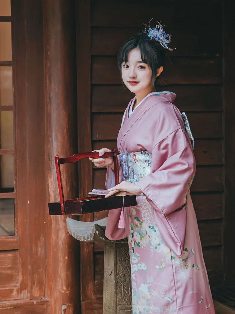 Women's Japanese Formal Kimono Red Color Crane Prints Traditional Summer  Yukata Cosplay Wear Photography Dress Bathrobe - AliExpress 200000532