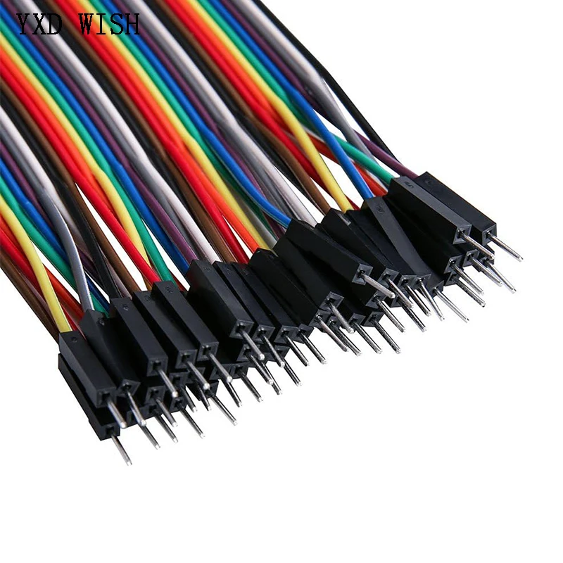 40-120pcs Dupont Line 10CM 40Pin Male to Male + Male to Female and Female to Female Jumper Wire Dupont Cable For Arduino Diy Kit