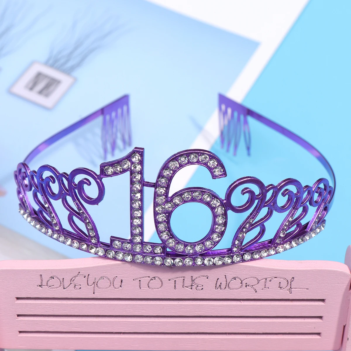 

Birthday Crown Hair Accessories for Women Tiara Delicate Decoration Unique Women's Accessory