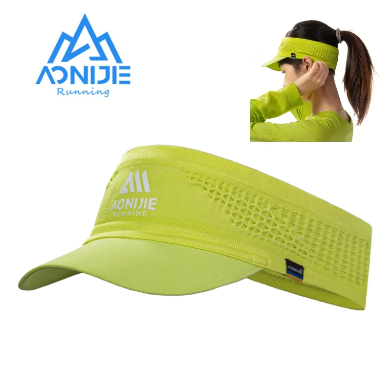 AONIJIE E4619 Outdoor Sports Top Air Cap Topless Sunshade and Quick-drying Sweat-absorbing Cap for Marathon Running Hat