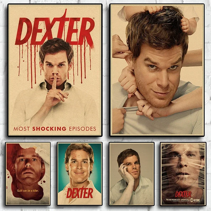 ديكستر فيلم الرعب سلسلة الحديثة جدار المنزل قماش ديكور المشارك جماليات خمر غرفة ديكور تصميم لوحات فنية Muarl