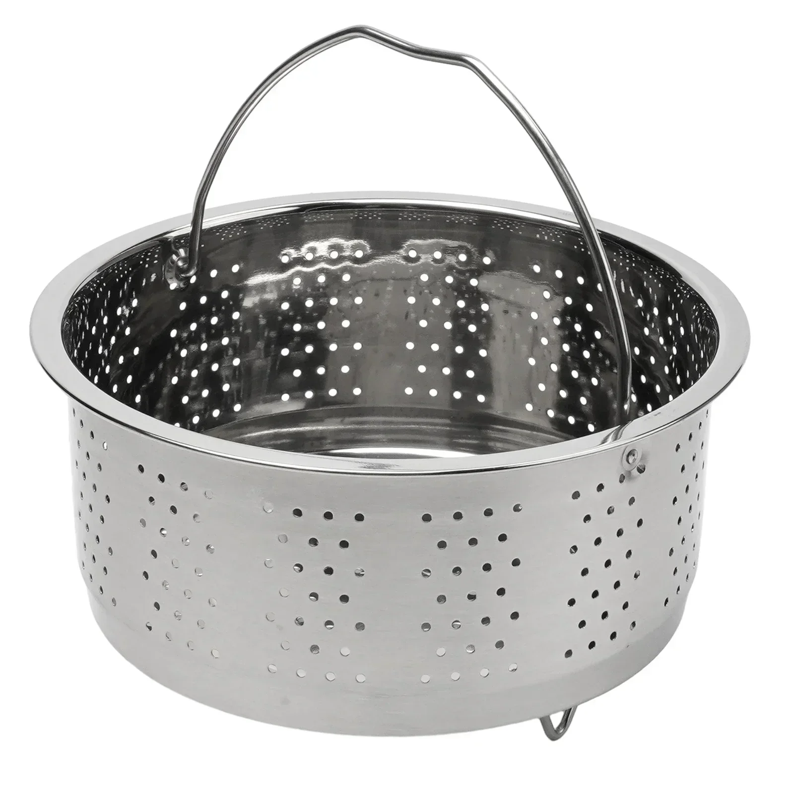 Steamer Basket Steamer Pot Bar Dining For Pressure Cooker Steam Basket Stainless Steel Kitchen Silicone Handle