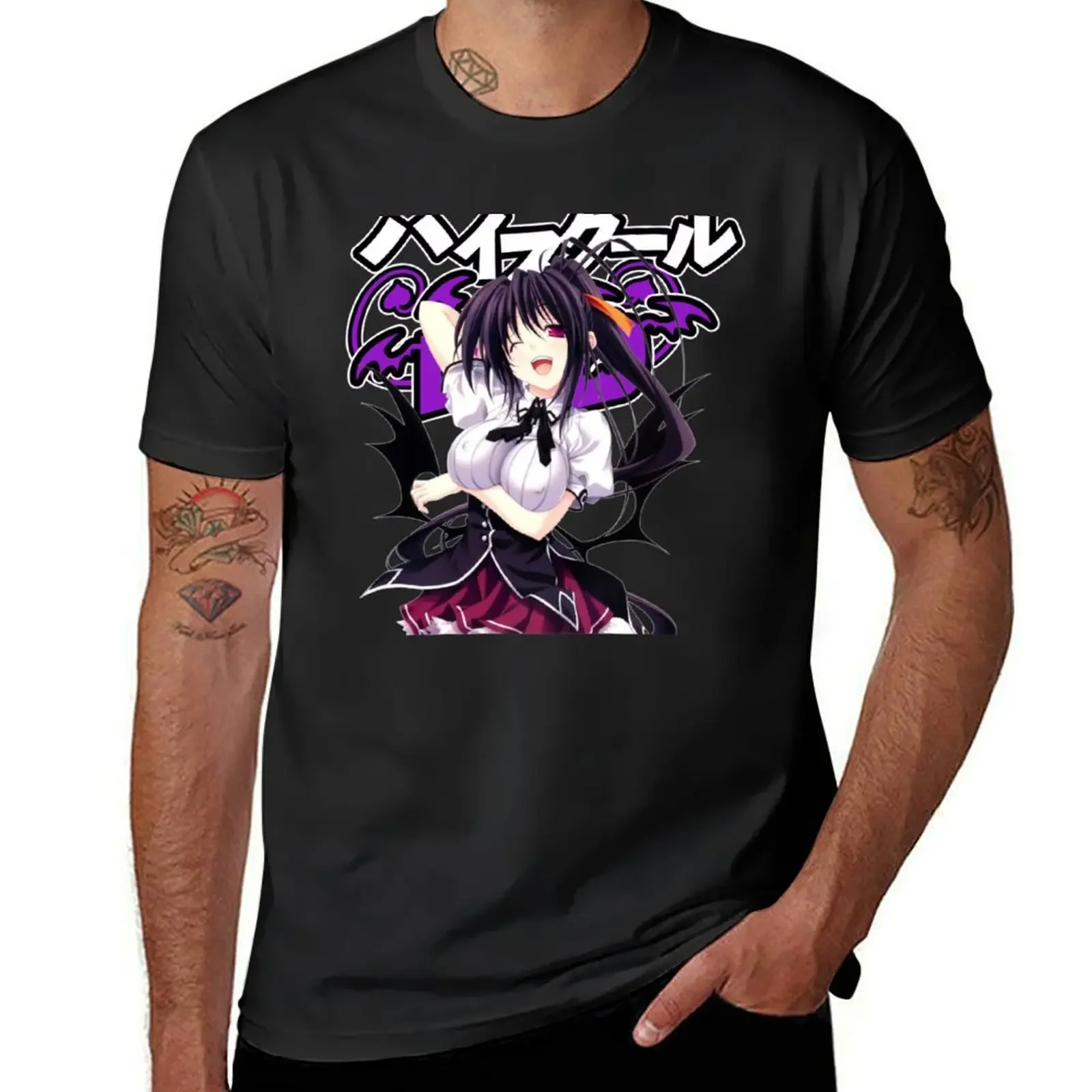 Akeno Himejima - High School DxD T-Shirt tees blanks t shirts for men graphic