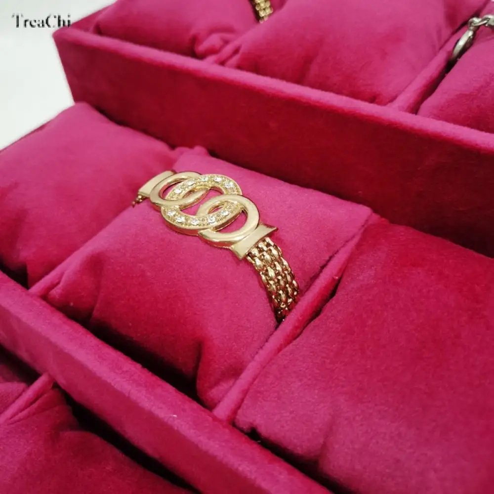 Velvet 3 Tier Bracelet Jewelry Display Tray 9 Grid With Pillow Bangle Necklace Storage Tray Watch Jewelry Organizer Stand Holder