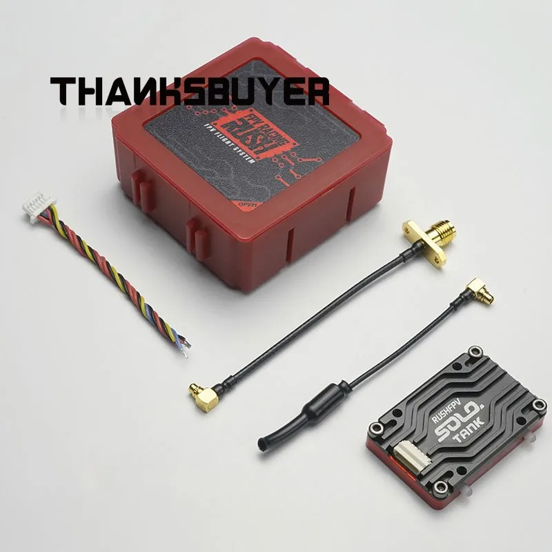 

RUSH TANK SOLO 1.6W 5.8GHz FPV VTX Module Video Transmitter Built-in AGC Microphone for FPV Racing Drones