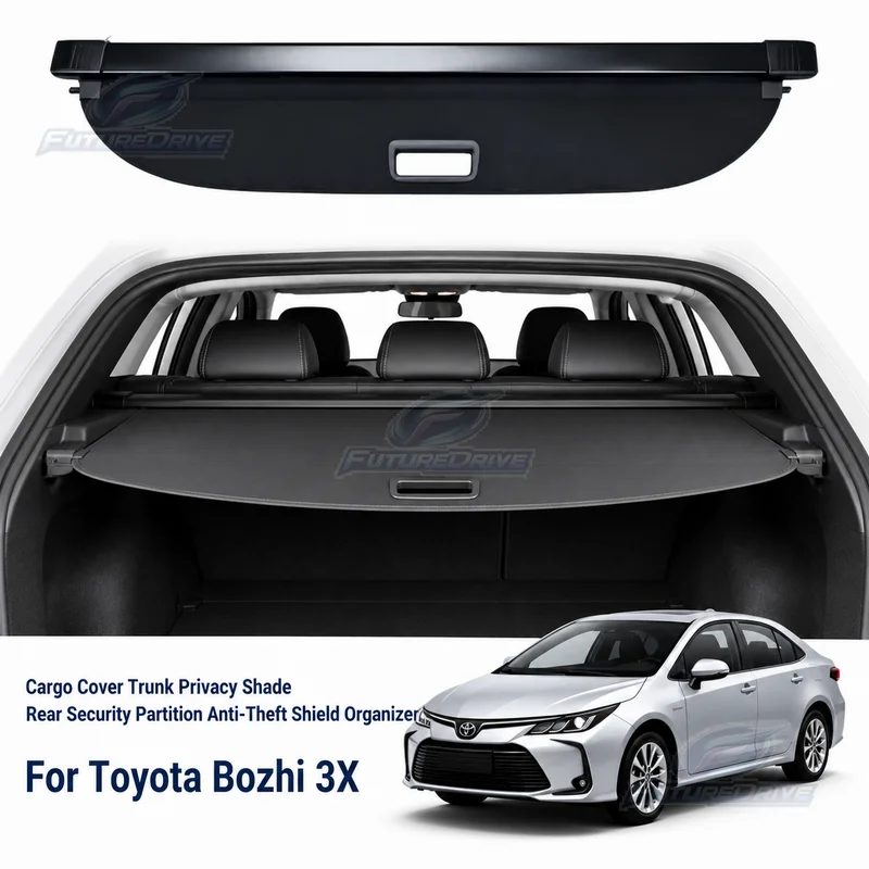 Cargo Cover Trunk Privacy Shade Rear Security Partition Anti-Theft Shield Retractable Organizer for For CHANGAN NEVO Q05 Vehicle