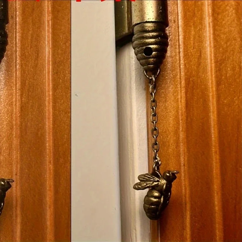 1 قطعة زينة المهرجان مفصلات الأبواب البرونزية تصاميم الحيوانات بالإضافة إلى الخزائن المغناطيسية والتماثيل الزخرفية للمكاتب المنزلية