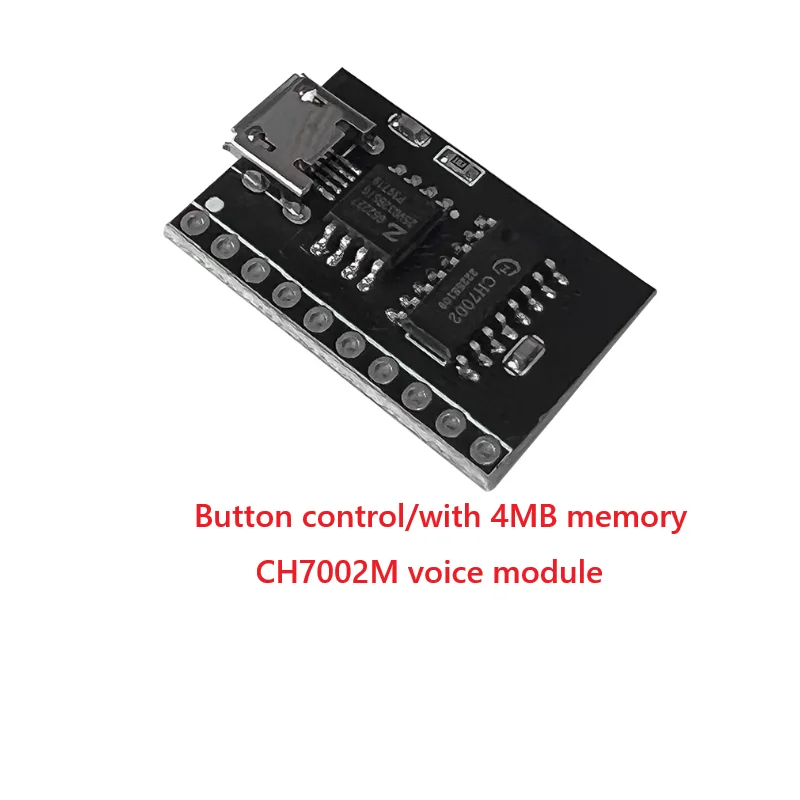 Voice module chip serial port button control USB copy wide voltage external amplifier MP3 sound quality CH7800 accessories