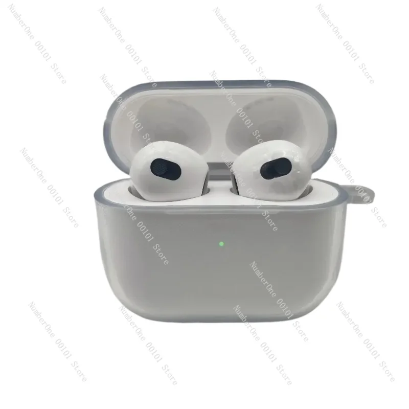 For Airpods Pro 2 Generation Airpods 3 Bluetooth Earphones TWS In Ear Earbuds Wireless Headphones Transparent Protective Cases