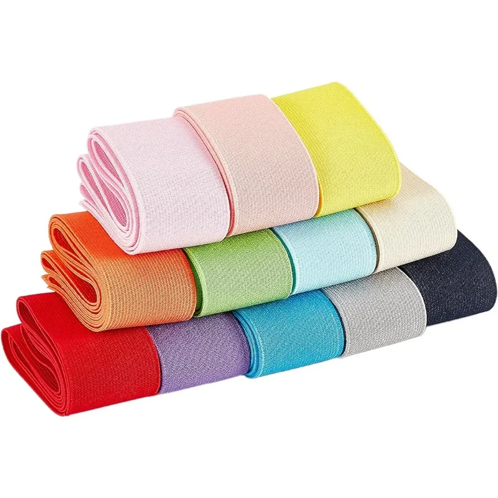 

Эластичная лента для шитья волос, 12 цветов, 13 ярдов, 1-1/2 дюйма