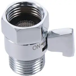 Brass Shower Flow Control Angle Valve Portable Ceramic Silver Water Volume Adjust Device Sprinkler Water Stop Valve Worker