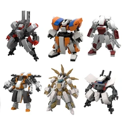 Mecha Warrior Blocks Model Boy Toys MOC Robot Action Anime Figure Building Blocks Kids Toys DIY Assembly Bricks Toy For Children