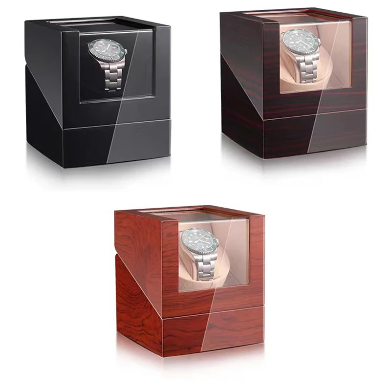 Classic Single Watch Winder For Automatic Watches Watch Box Automatic Winder Box With Quiet Motor Use USB Cable