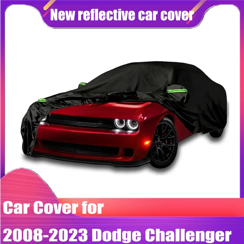 

Водонепроницаемые автомобильные чехлы для Dodge Challenger 2008-2023 гг., ветрозащитные, пылезащитные и УФ-защита, защита от любых погодных условий