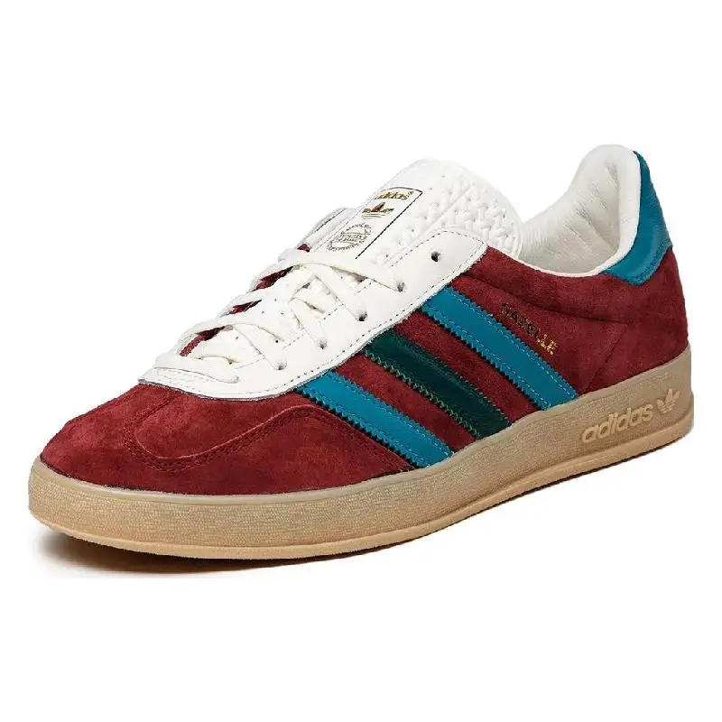 Adidas Gazelle sepatu kets Arctic Fusion Burgundy Collegiate dalam ruangan sepatu IG4996