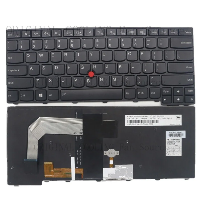 R+  FOR    Thinkpad T460P T470P Backlit Keyboard SN20J91881 *ib