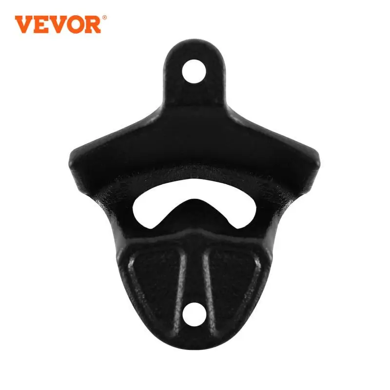 VEVOR 100 PCS Beer Bottle Opener Cast Iron Wall Mount Cider Pourer Simple Opening for Soda Home Bars Pub Kitchen Commercial Use