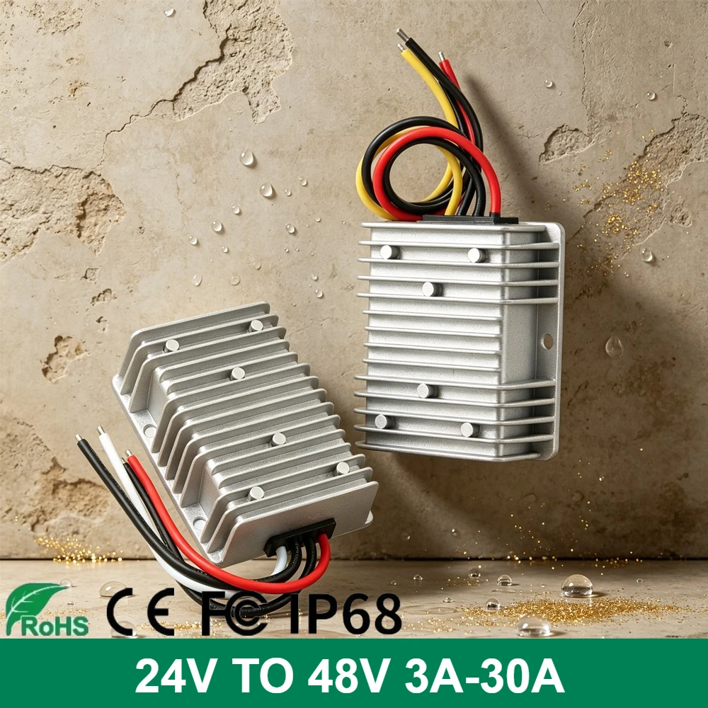 

Booster 24 Volt to 48 Volt 3A 5A 10A 15A 20A 25A 30A DC DC Converter Boost Module 24V-48V Step Up Vehicles Car Boat Power Supply