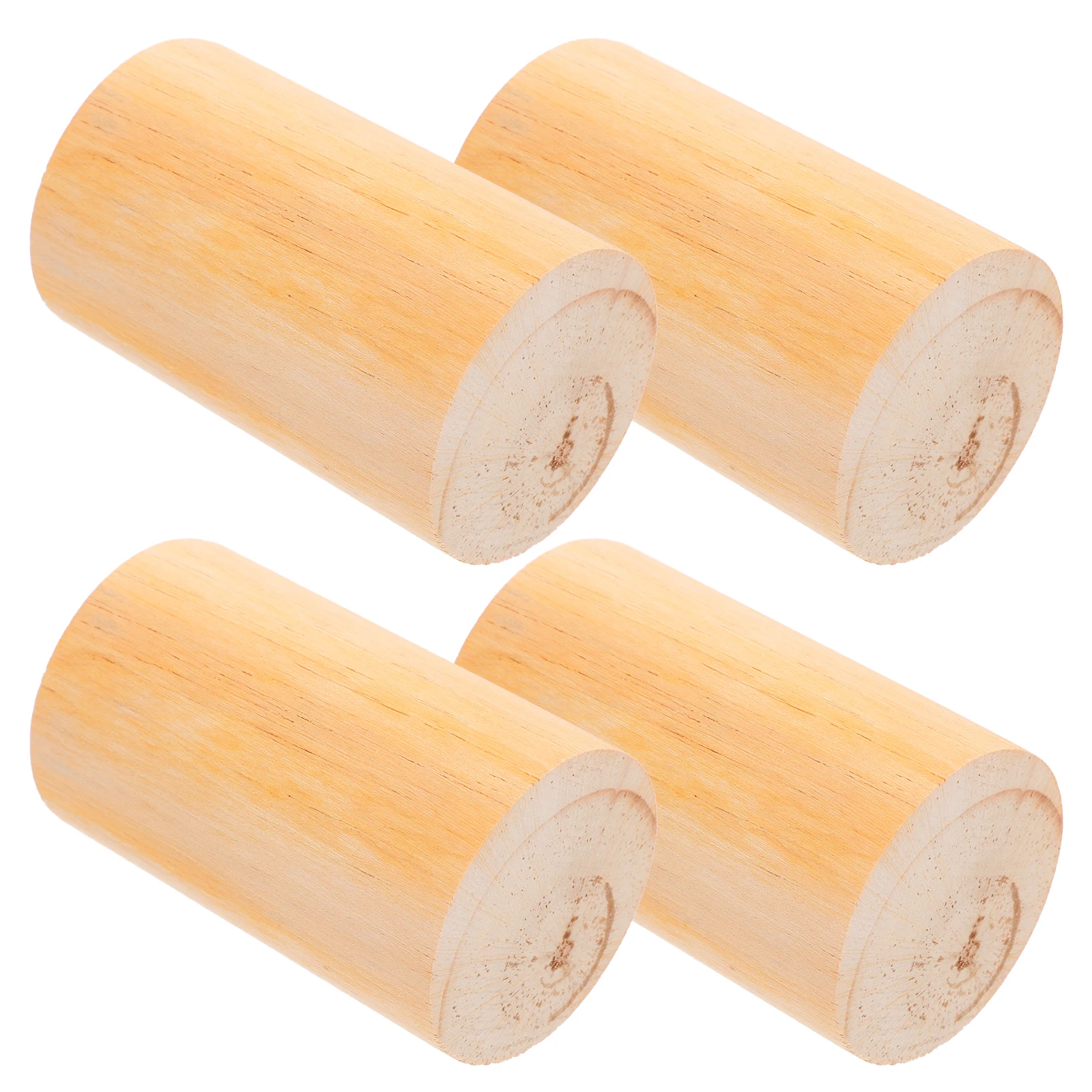 

4 Pcs Heightening Leg Blocks Furniture Desk Elevator Chair Extenders Sofa Bed Risers Wood Support Legs