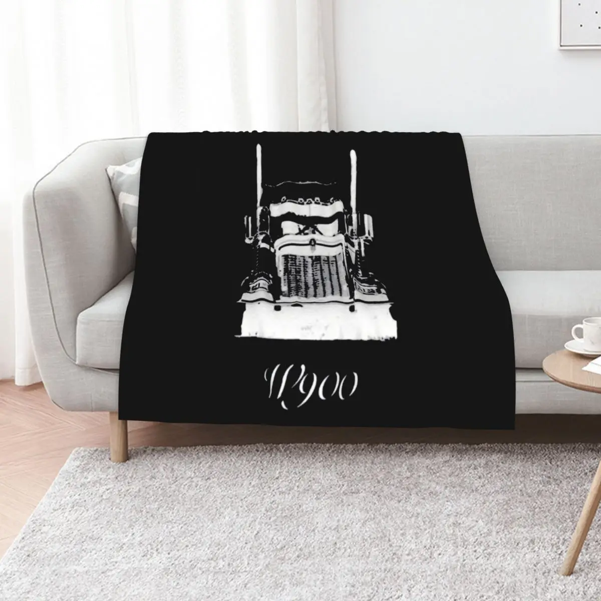 Kenworth W900 Grill View Worn Look \t Manta suave y ligera para cama, para todas las estaciones