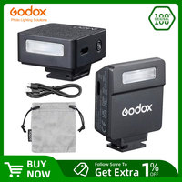 Godox IM20 IM22 Mini Flash Manual Flash for Various Camera Models 5 Output Levels of Power Universal Hot Shoe Mount