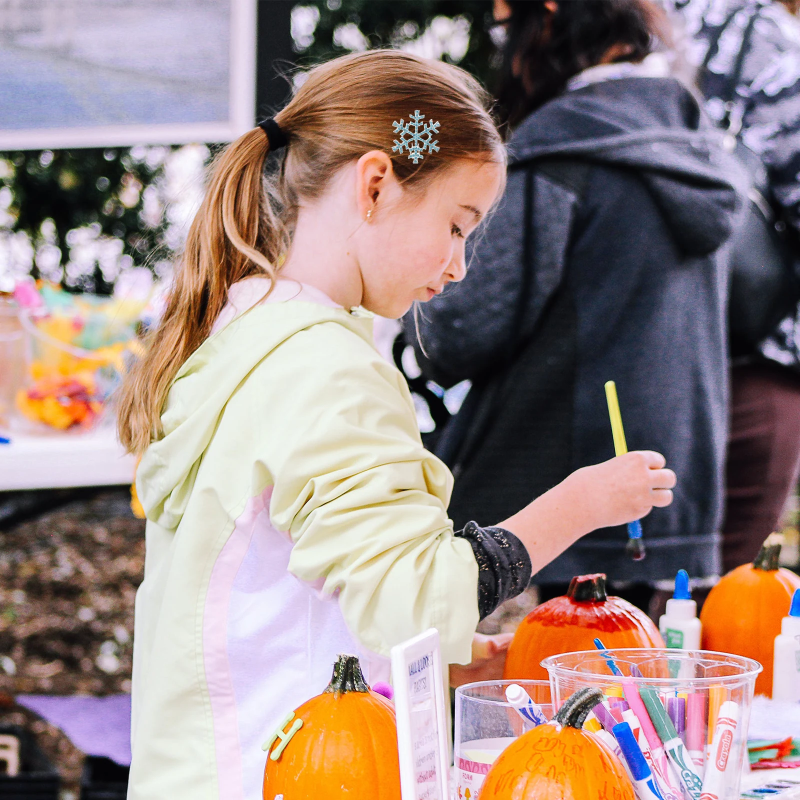

6 Pcs Hair Clips Set Durable Metal Rhinestone Snowflake Kids Hairpins Girls Accessories Thin Hair Friendly No Slip